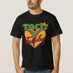 Funny Mexican Taco Lover Taco Tuesday Foodie Mexic T-Shirt