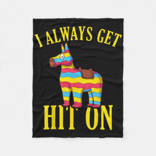 Funny Mexican Theme Party - Cinco De Mayo Attire Fleece Blanket