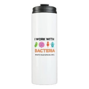Funny Microbiology Mug – 'I Play With Bacteria' 