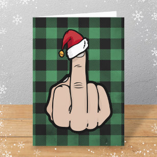 the melted middle finger | Greeting Card