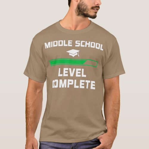 Funny Middle School Graduation  8th Grade Gift  T_Shirt