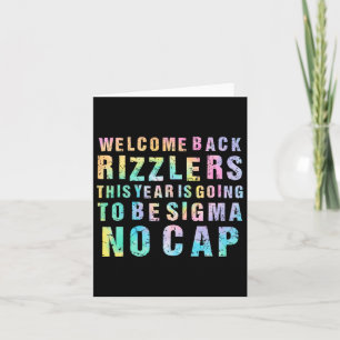 Funny Middle School Teacher Welcome Back To School Card