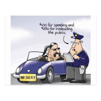 Funny Midlife Crisis Postcard