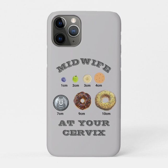 Funny Midwife "At Your Cervix" cm Measurement Case-Mate iPhone Case (Back)