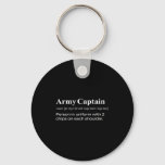 Funny Military Army Captain Definition Gift  Keychain