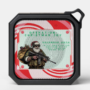 Funny Military/Christmas Santa Bluetooth Speaker