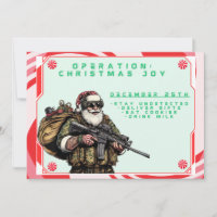 Funny Military/Christmas Santa
