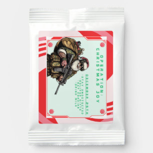 Funny Military/Christmas Santa Hot Chocolate Drink Mix