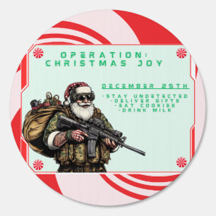 Funny Military/Christmas Santa Sign