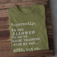 Funny Military Mom Basic Training Boot Camp Gift