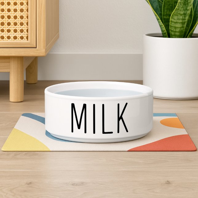Funny Milk Dog Bowl (Funny Milk Dog Bowl
)