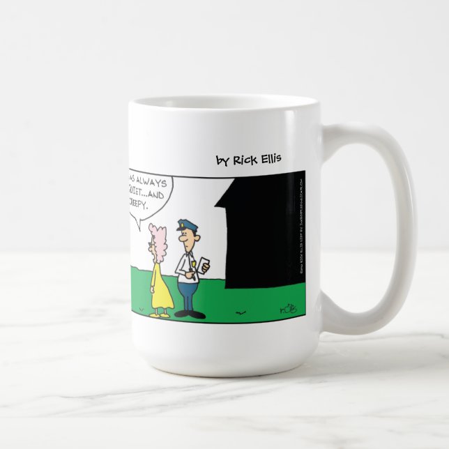 Funny Mime Neighbor Coffee Mug (Right)