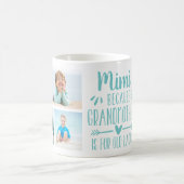Funny Mimi Grandchildren Names & Photo Collage Coffee Mug (Center)