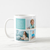 Funny Mimi Grandchildren Names & Photo Collage Coffee Mug (Left)