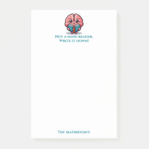 Funny Mind Reader Post-it Notes