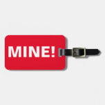 Funny Mine! Attention Travel Luggage Luggage Tag at Zazzle