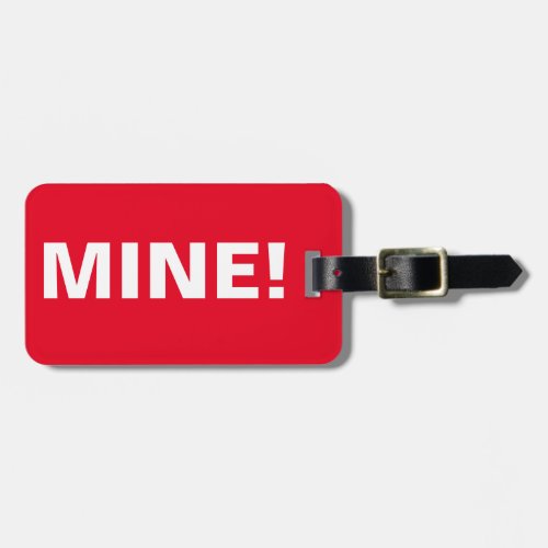 Funny MIne Attention Travel Luggage Luggage Tag