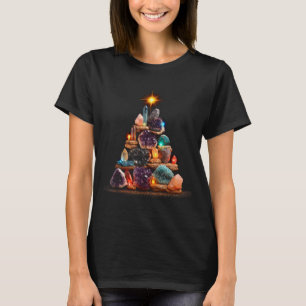 Funny Minerals Christmas Tree Graphic Crystals  T-Shirt