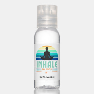 Funny mini hand sanitizer yoga