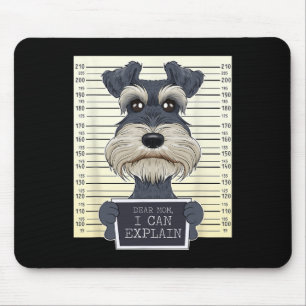 Funny Miniature Schnauzer Mom I Miniature Schnauze Mouse Pad