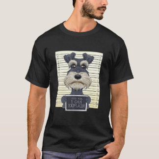 Funny Miniature Schnauzer Mom I Miniature Schnauze T-Shirt