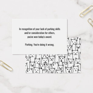 Funny Minimalist Black White Cat Line Art Pattern