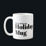 Funny Minimalist Christmas Pun Holiday Photo Coffee Mug<br><div class="desc">Funny Minimalist Christmas Pun Holiday Photo Mug - you can put your favorite "mug" on your favorite mug! Fun minimalist design and space for your photo. Easy to customize with text, fonts, and colors. Created by Zazzle pro designer BK Thompson exclusively for Cedar and String; please contact us if you...</div>
