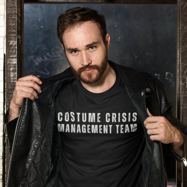 Funny Minimalist Halloween Costume Simple  Tri-Blend Shirt (Creator Uploaded)