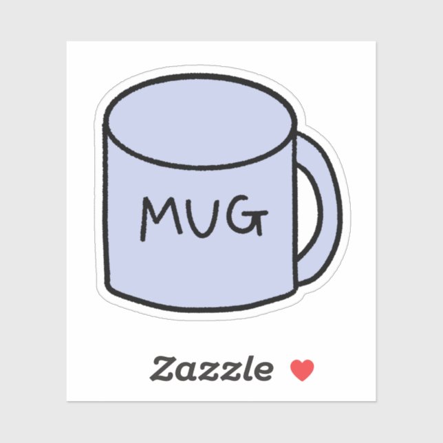 Funny Minimalist Label Coffee Gift (Sheet)