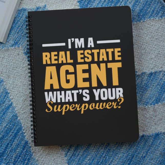 Funny Minimalist Real Estate Agent Superpower Notebook (Funny Minimalist Real Estate Agent Superpower Notebook)
