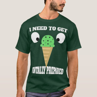 Funny Mint Chocolate Chip Ice Cream  for Mint Love T-Shirt