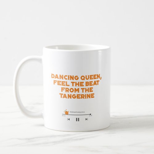 Funny misheard song lyrics tea towel coffee mug