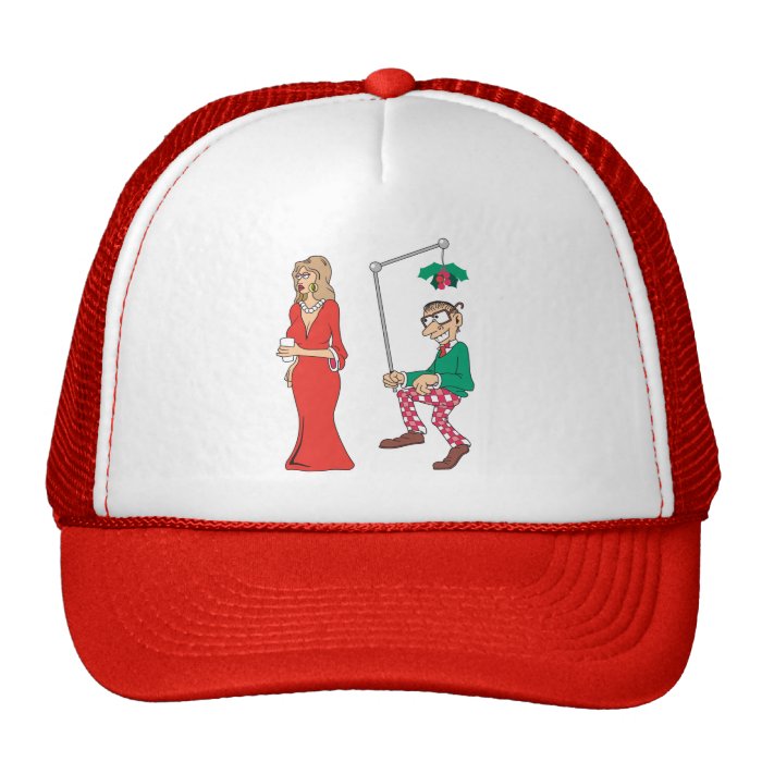 Funny Mistletoe Stalker Hat