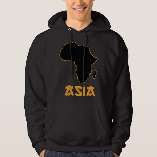 Funny Mixed Up Africa Asia 4 Hoodie (Front)
