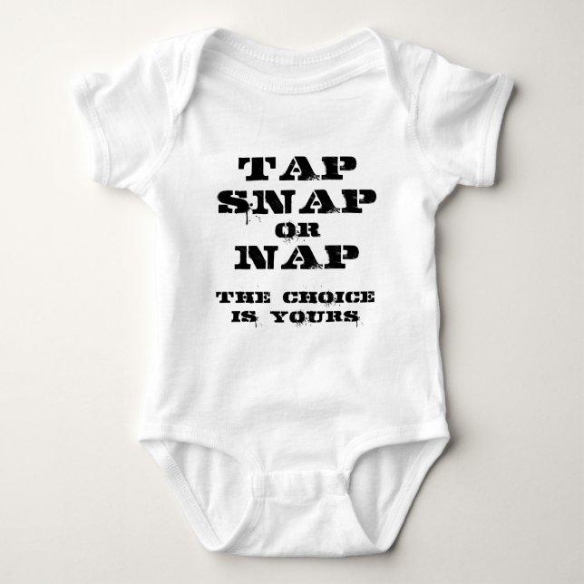 Funny MMA Saying Baby Bodysuit (Front)