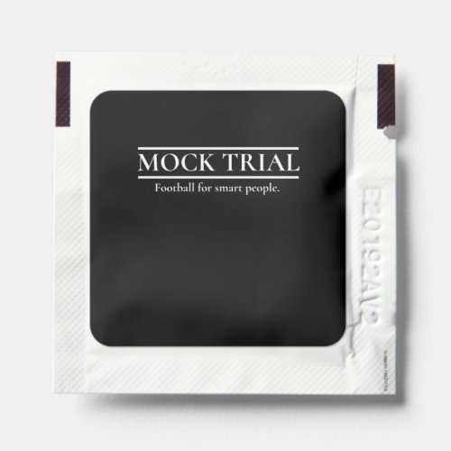Funny Mock Trial Team Lawyer Law Student  Hand Sanitizer Packet