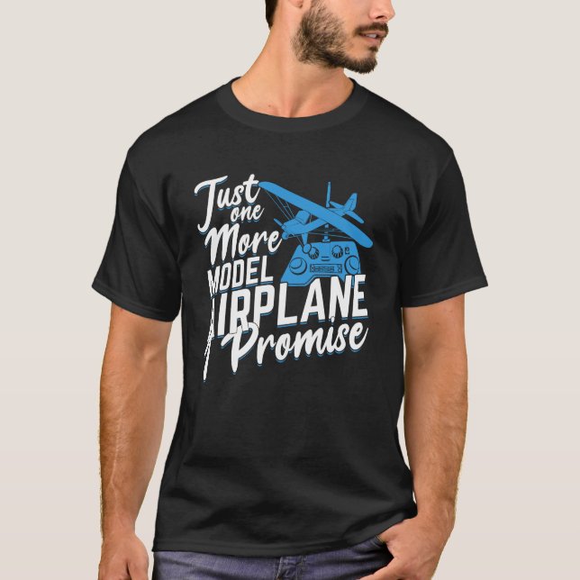 Funny Model Airplane RC Plane Pilot Gift T-Shirt (Front)