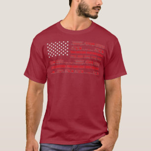 Funny Model Railroad Train Worker Gift Cute USA T-Shirt
