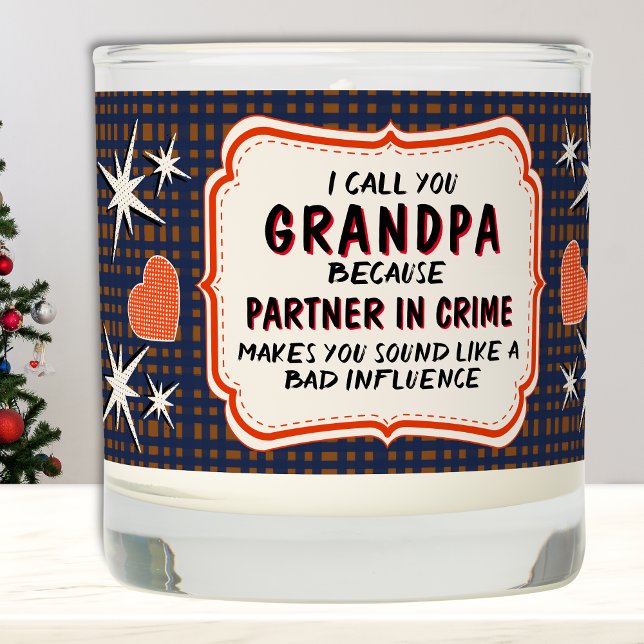 Funny Modern Grandpa Gift from Grandkids Scented Candle (Funny Modern Grandpa Gift from Grandkids Scented Candle)