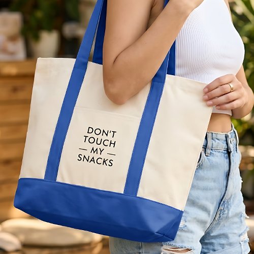 Funny Modern Minimalist Shopping Tote Bag