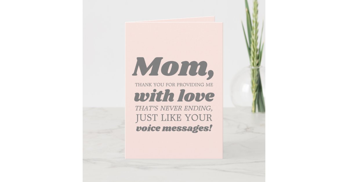 Funny Modern Retro Mothers Day Card Zazzle