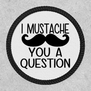 Funny Modern Typography Minimalist Patch