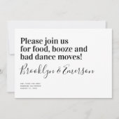 Funny Modern Typography Wedding Save The Date (Front)