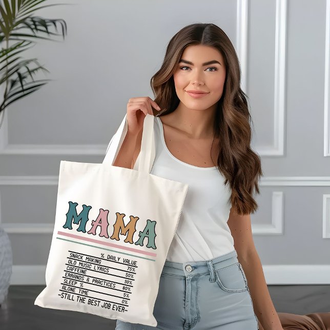 Funny Mom daily Value Mom Mother's Day gifts Tote Bag (Creator Uploaded)