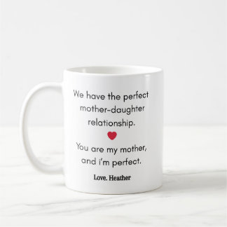 Funny Mom Daughter Mug Perfect Mothers Day Gift