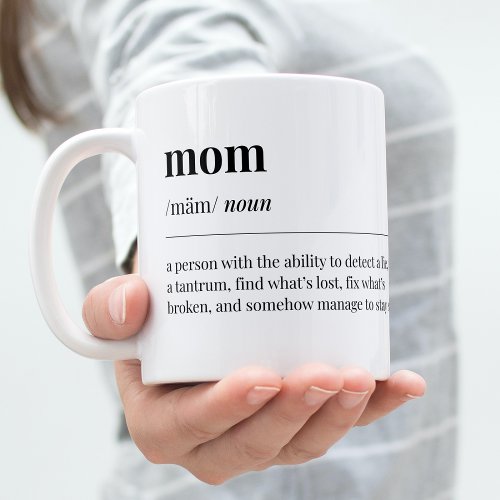 Funny Mom Definition Coffee Mug