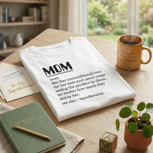 Funny Mom Definition Sarcastic Witty Mother's Day  T-Shirt