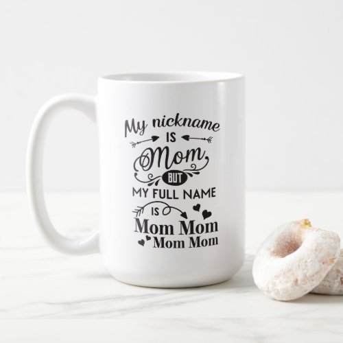 funny Mom nickname word art Coffee Mug