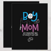 Funny Mom of Boys Proud Mom Good Mothers Day (Front/Back)