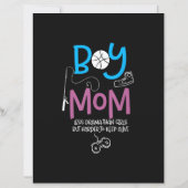 Funny Mom of Boys Proud Mom Good Mothers Day (Back)